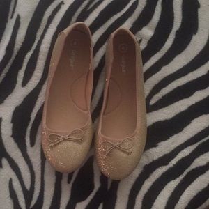 Gold Flats Size 4